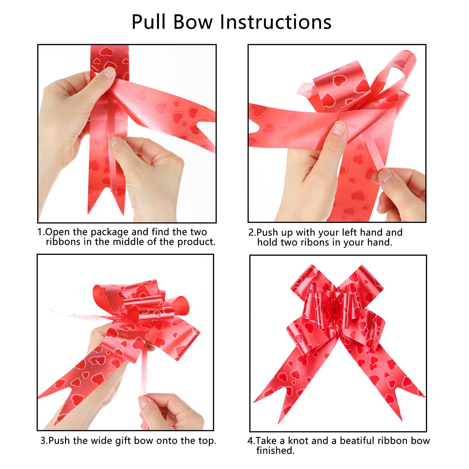 Small Pull Bows for Gift Wrapping - 100pcs Light Blue - Perfect for Mother's Day Gifts