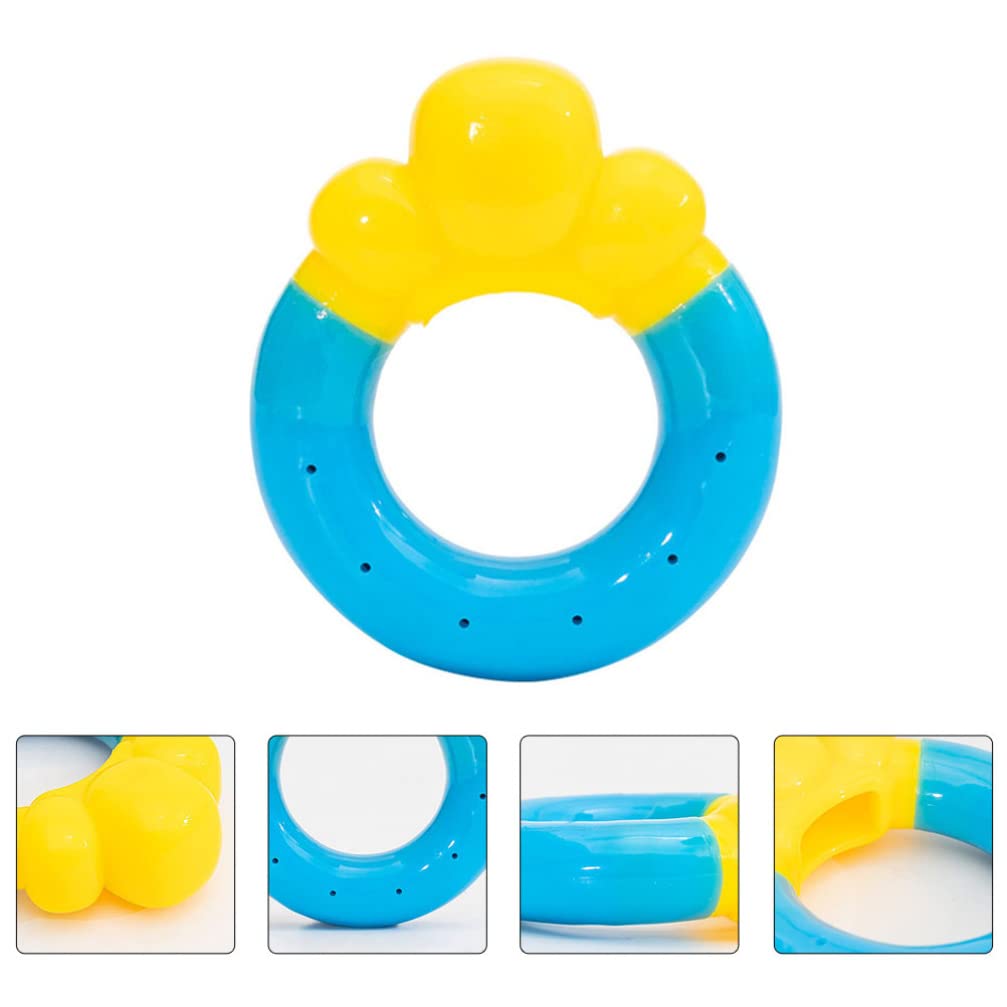 POPETPOP Freezable Dog Teething Toy - Cooling Chew Toy for Puppies & Small Dogs, TPR Material, Water Absorbent, Safe Molar Toy for Teething Relief | Perfect for Home, Beach & Travel Use