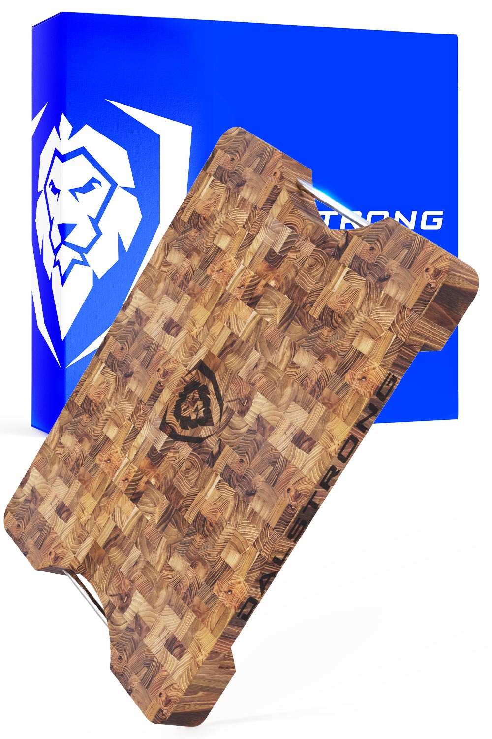 Premium Dalstrong Lionswood Colossal Teak Cutting Board - Extra Large, Durable & Knife-Friendly for Professional Chefs & Home Cooking
