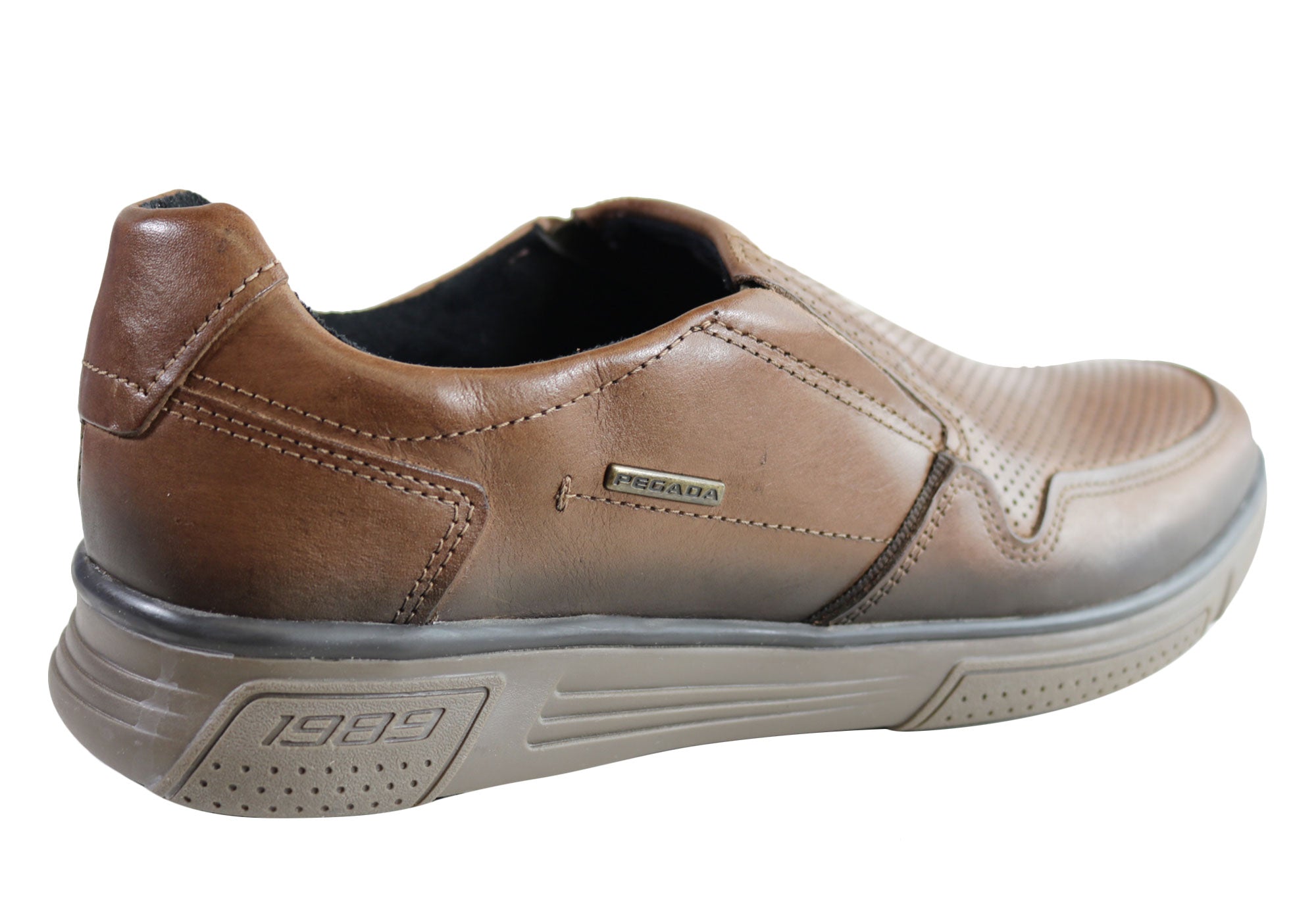 Premium Men's Leather Slip-On Loafers - Comfortable Casual Shoes Handcrafted in Brazil - Perfect for Office, Travel & Everyday Wear