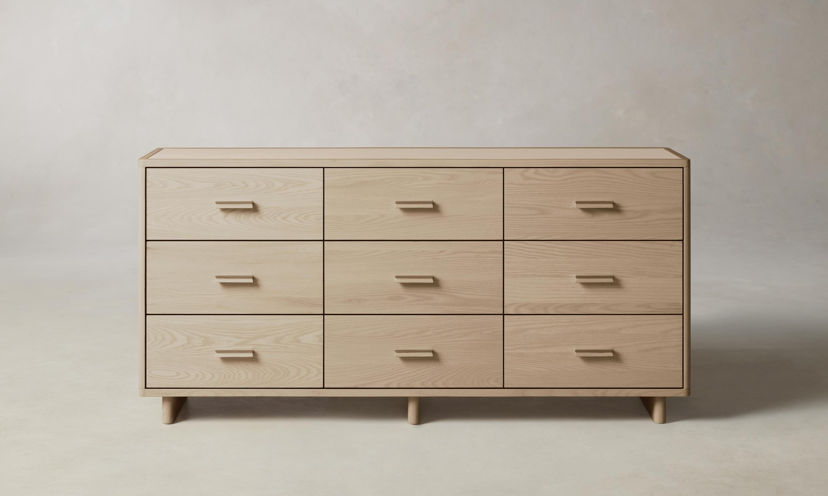 Clinton 9-Drawer Dresser - Solid Wood Bedroom Chest with Smooth Gliding Drawers | Perfect for Bedroom Storage, Guest Room Organization & Nursery Furniture