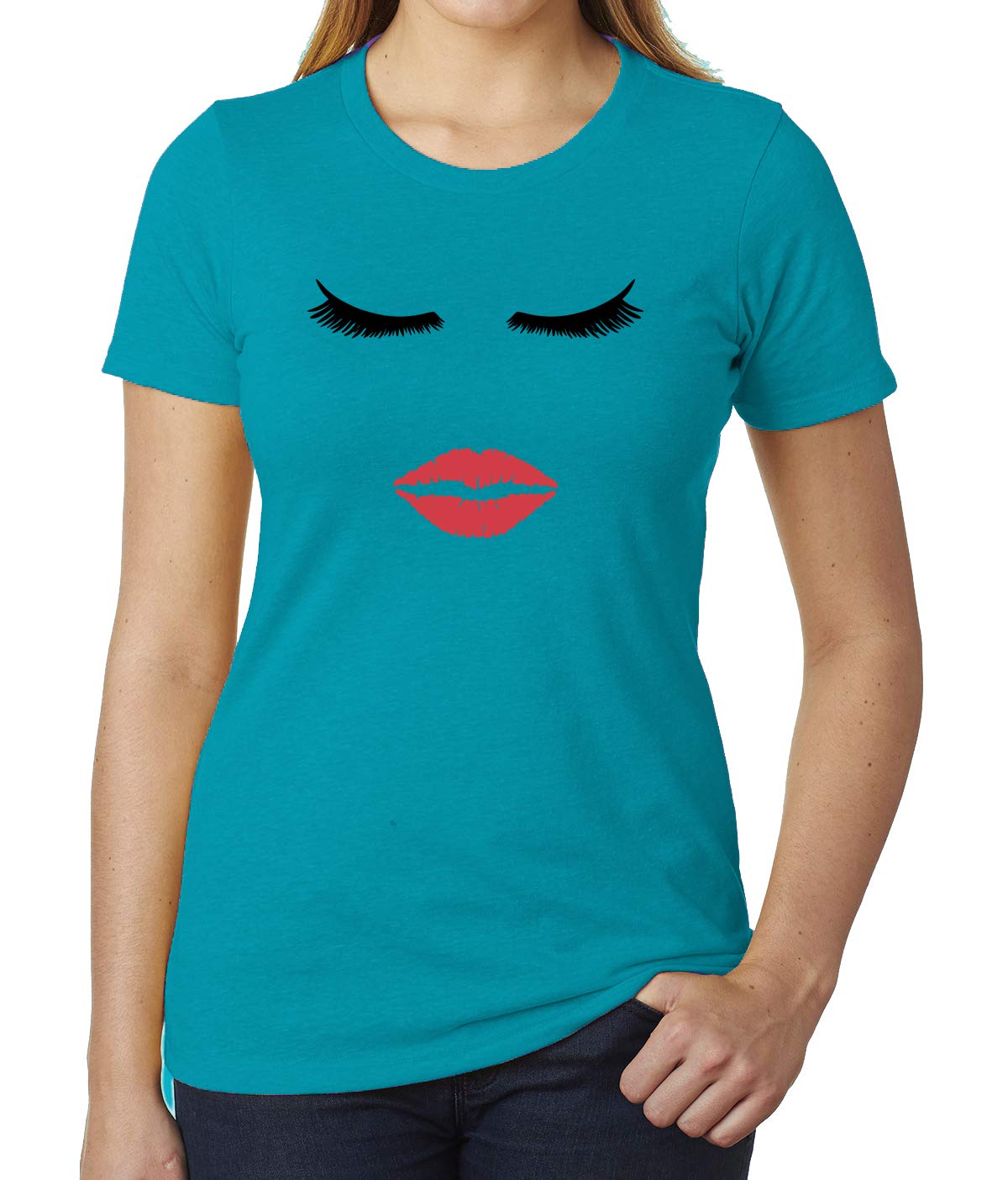 Cool Feminist T-Shirts for Women - Mato & Hash Lips & Lashes Graphic Tees - Perfect for Casual Wear, Protests & Everyday Empowerment