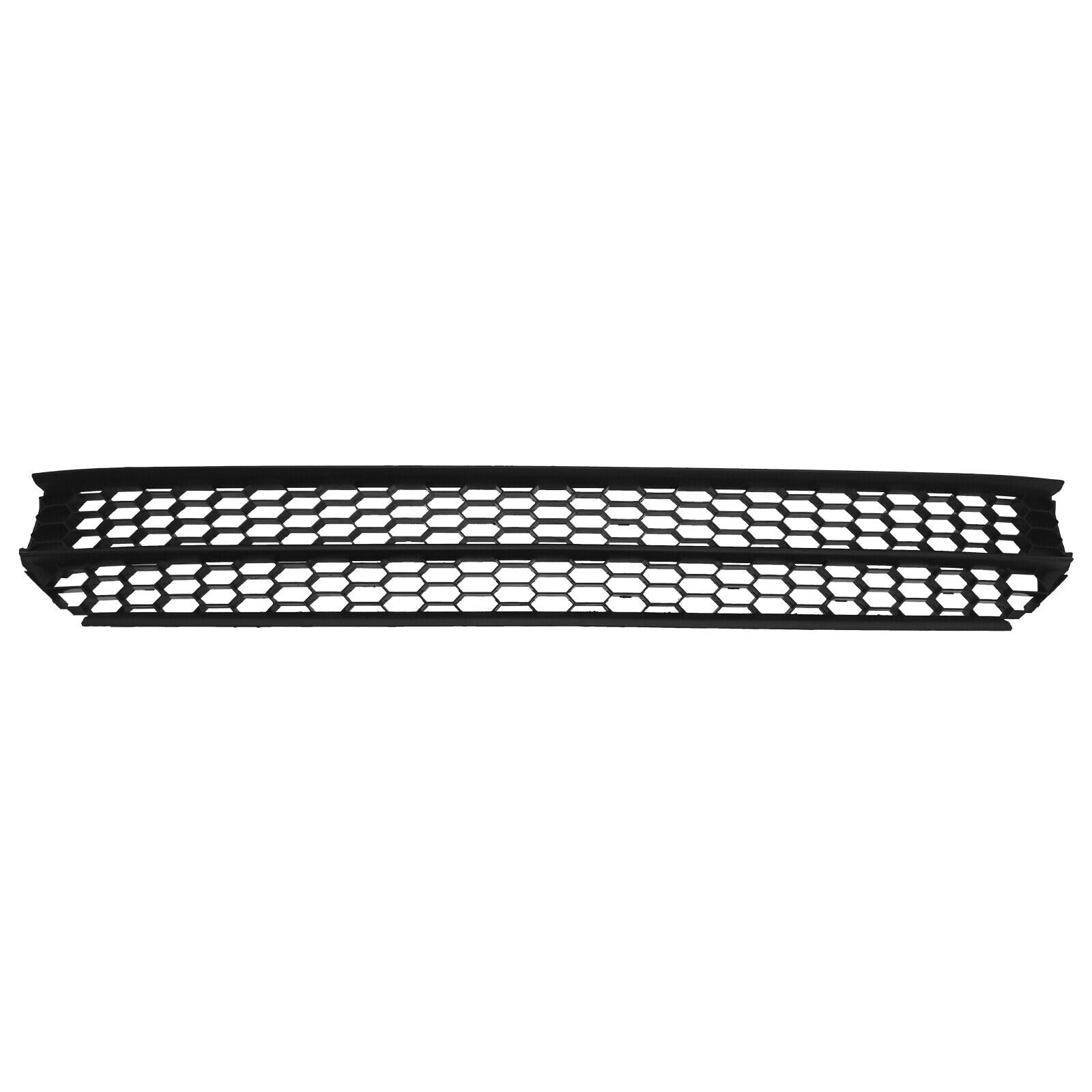 2012-2015 Volkswagen Passat Front Bumper Upper Chrome Grille with Fog Light Cover Assembly - Perfect Replacement for VW Sedan Models | Enhances Vehicle Appearance & Protection