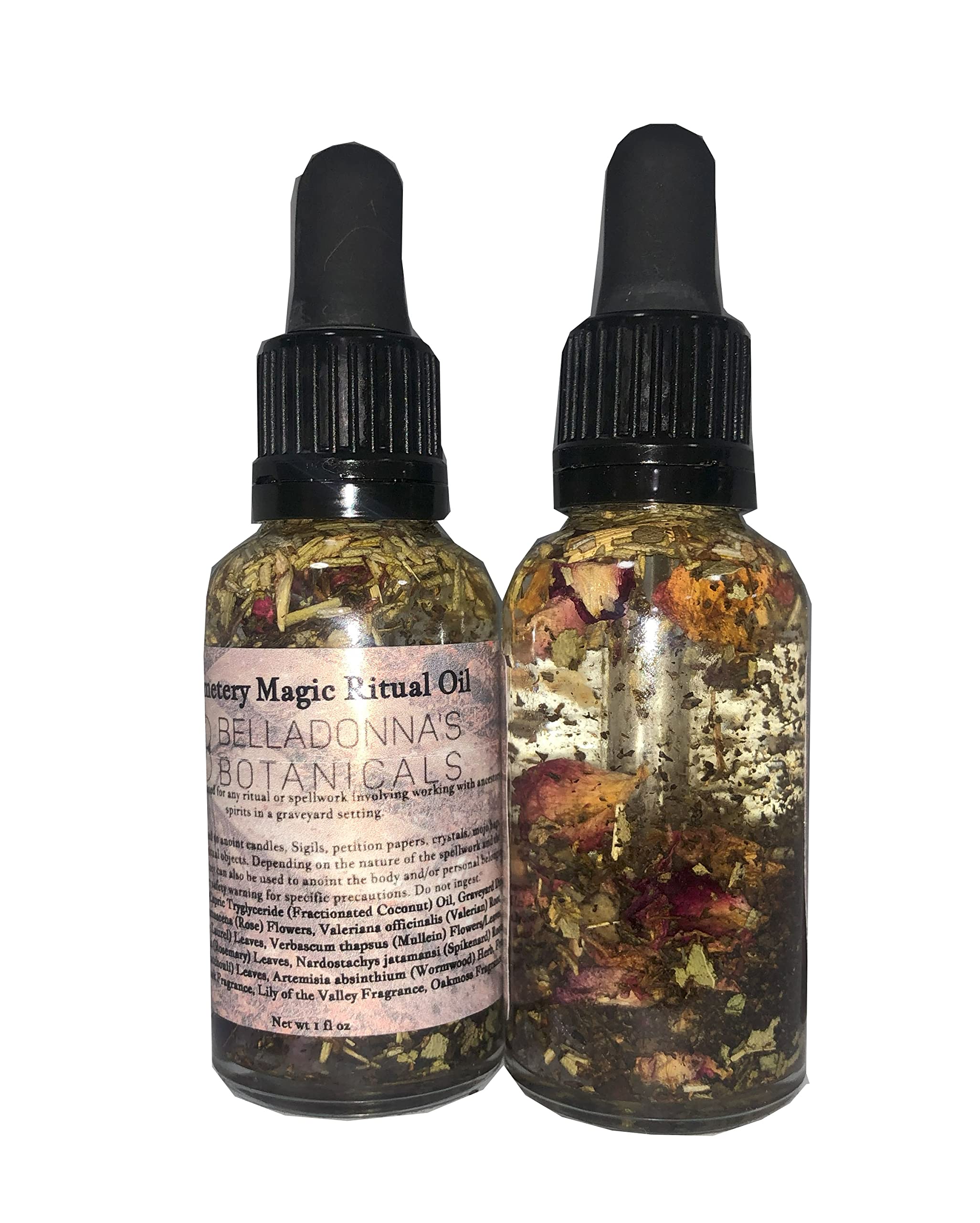 Cemetery Magic Ritual Oil - Spiritual Cleansing & Protection Anointing Oil for Ancestral Worship, Mediumship & Paranormal Work | Perfect for Altars, Seances & Spiritual Cleansing Ceremonies