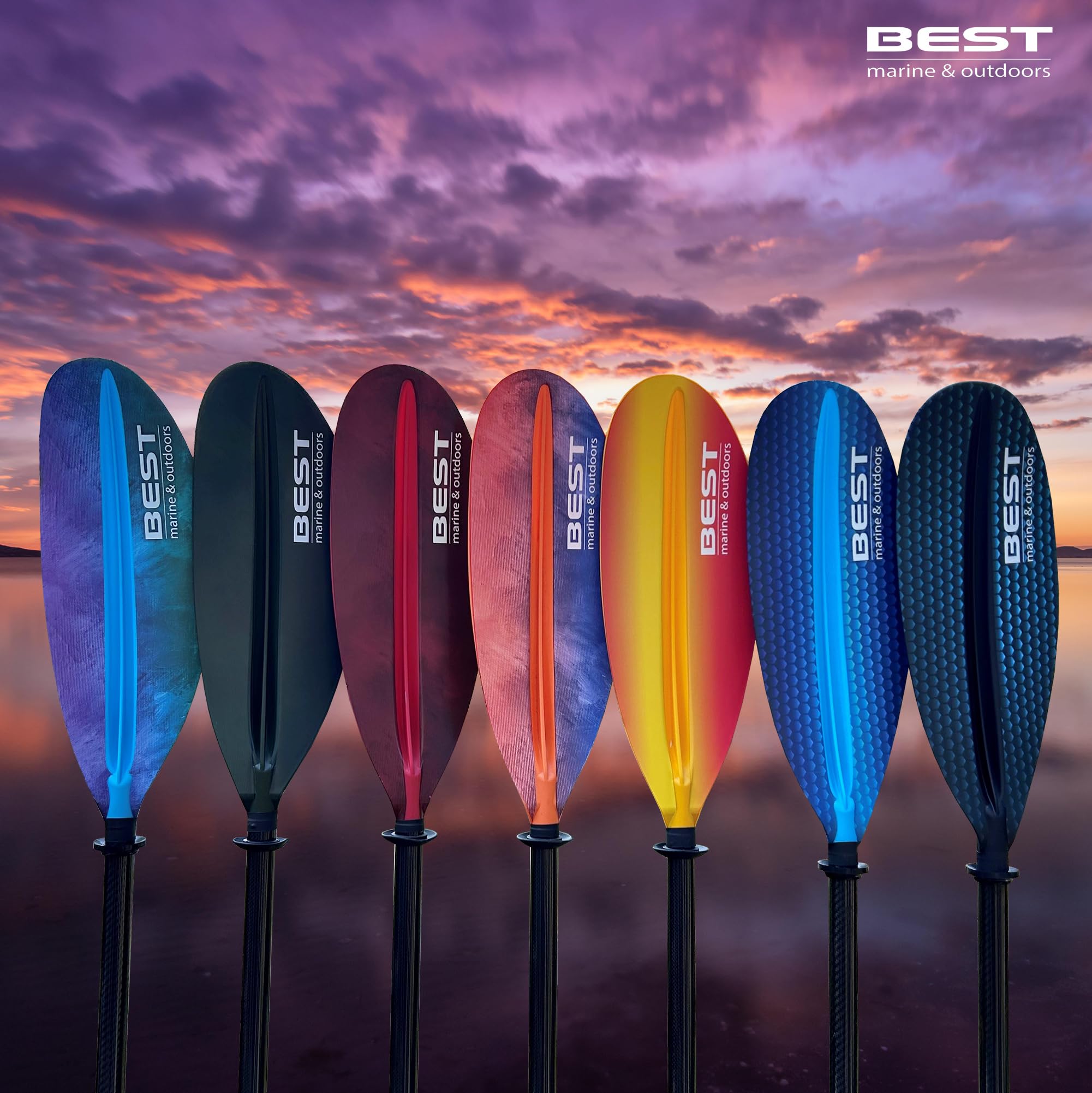 Premium Carbon Fiber Kayak Paddle with Fiberglass Reinforced Blades - 220cm, 234cm, 250cm Sizes - Ultra Lightweight for Adults - Perfect for Ocean, Lake & River Kayaking Adventures