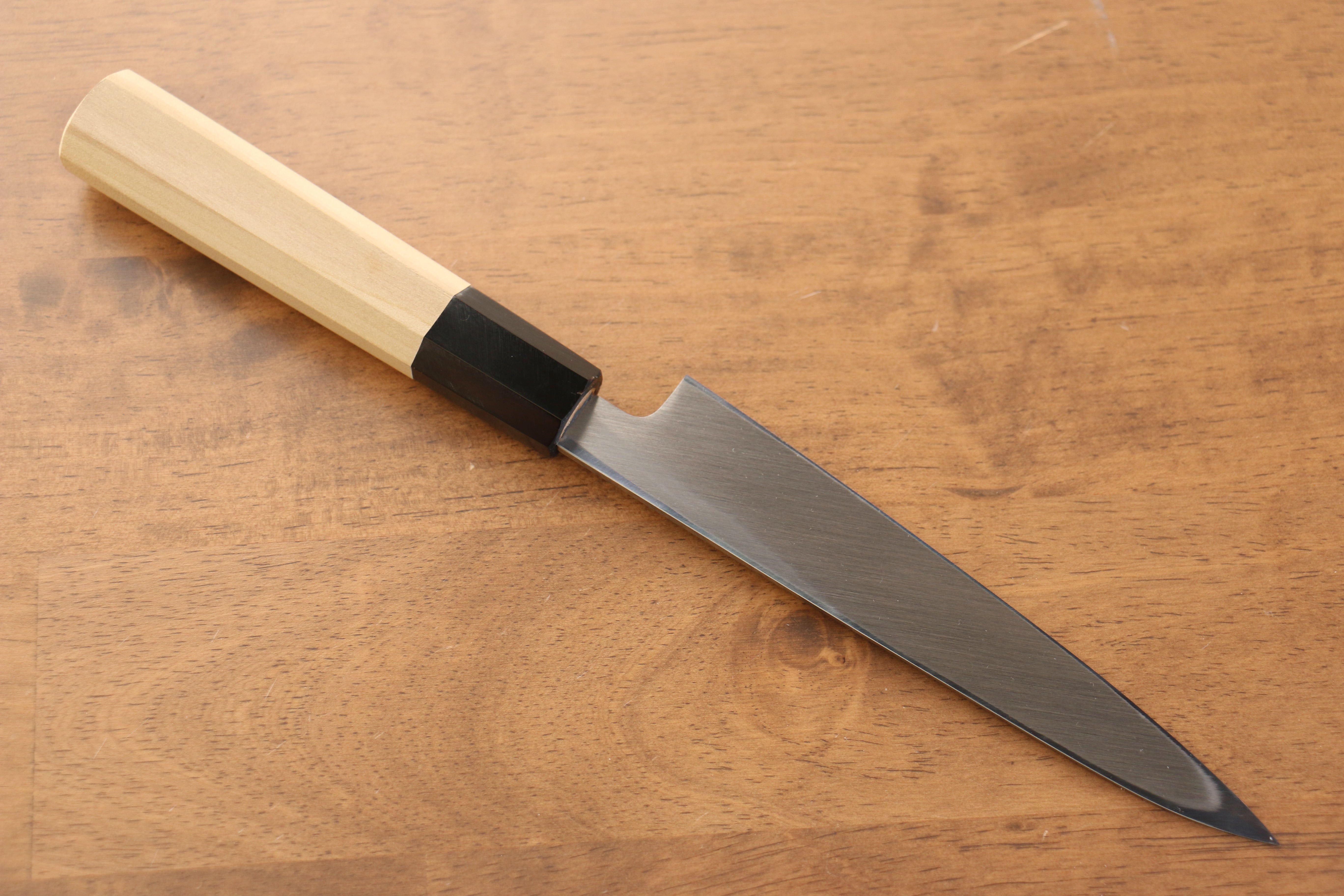 Jikko Arata White Steel No.2 Petty Utility Knife 150mm (6 Inch) - Magnolia Wood Handle - Japanese Chef Knife for Slicing, Peeling & Precision Cutting - Perfect for Home Cooks & Professional Kitchens