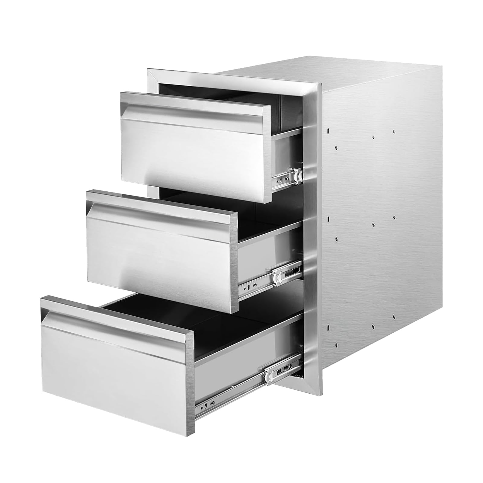 Stainless Steel Triple Drawer Outdoor Kitchen Cabinet - 16