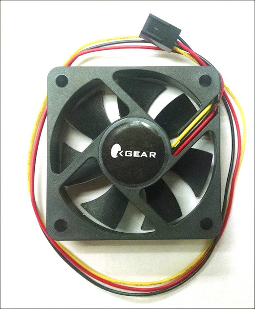 OKGear 60x60x15mm 3-Pin Ball Bearing Cooling Fan - High Performance PC Case Fan for Computer, Gaming Rig, and Electronics Cooling