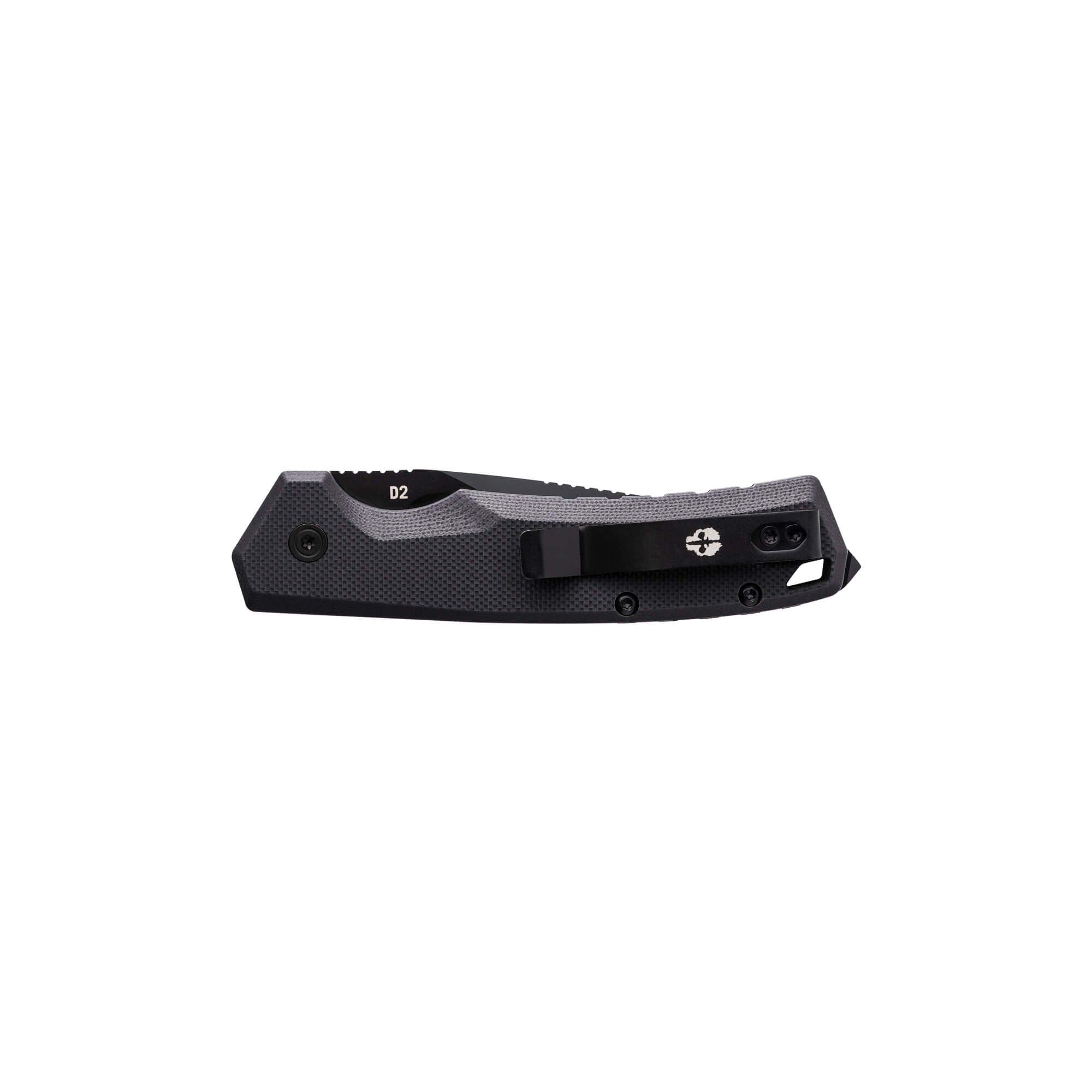 TEKTO Collab A3 Delta Mini Pocket Knife - Black G10 Handle with Black Accents - EDC, Outdoor, Camping & Everyday Carry Knife