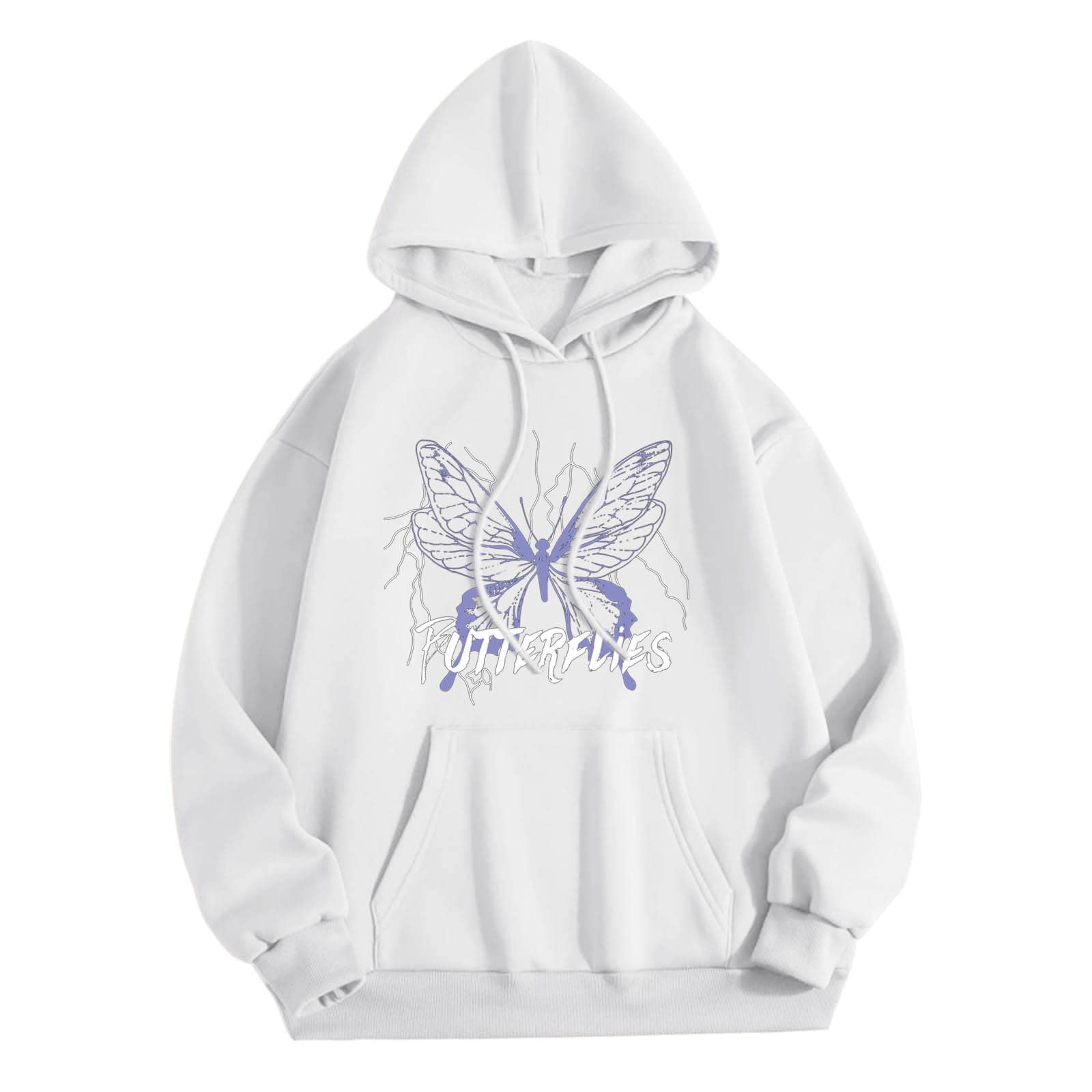 Stylish Women's Graphic Hoodies - Winter Warm Fleece Hooded Sweatshirt with Pocket, Long Sleeve Casual Pullover (Perfect for Outdoor Activities, Streetwear Fashion & Cozy Winter Days)