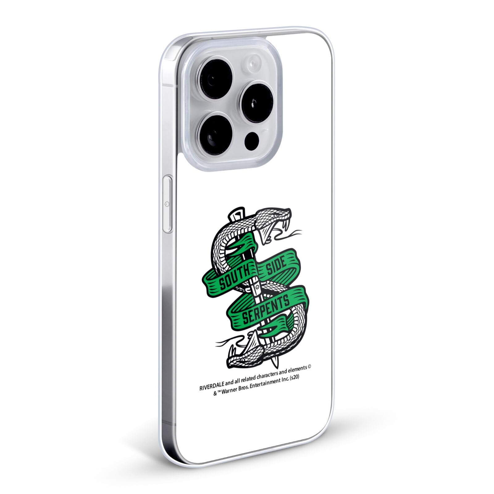 Official Riverdale South Side Serpents Art Soft Gel Case for Apple iPhone 11 Pro Max - Protective & Stylish Phone Cover for Fans, Daily Use & Showcasing Fandom