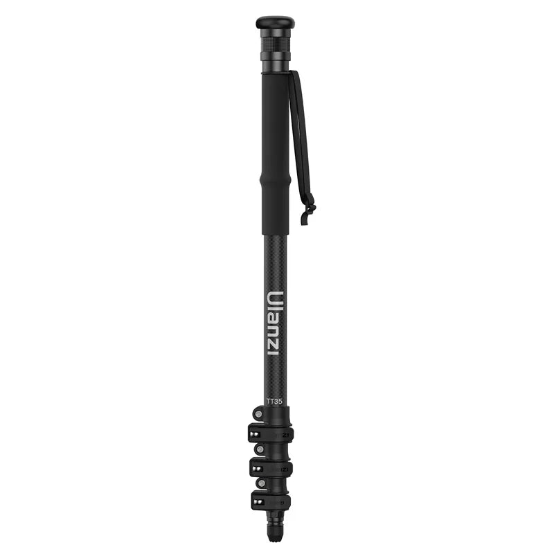 Ulanzi TT35 Lightweight Hiking Stick Tripod Kit - Adjustable Monopod & Camera Stand for Outdoor Photography, Vlogging, and Travel Adventures
