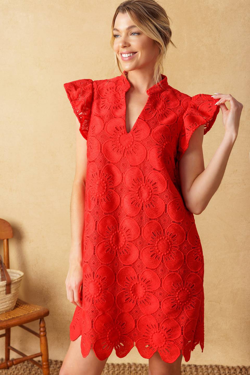 FLEETING WHISPERS Lace Mini Dress - Elegant Party & Evening Wear for Women | Perfect for Date Night, Cocktail Parties & Special Occasions