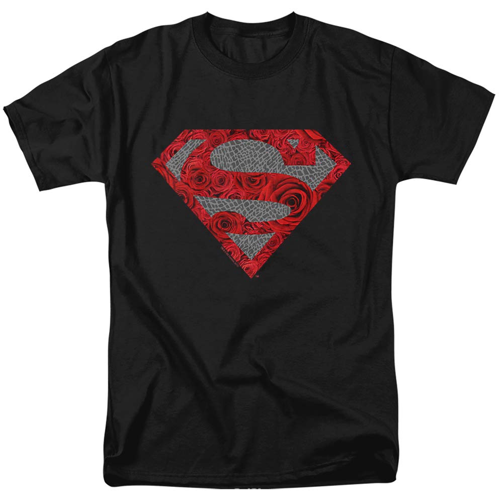 Superman Elephant Rose Shield Graphic T-Shirt for Men & Women - Unisex Cotton Tee for Casual Wear, Gifts & Superhero Fans
