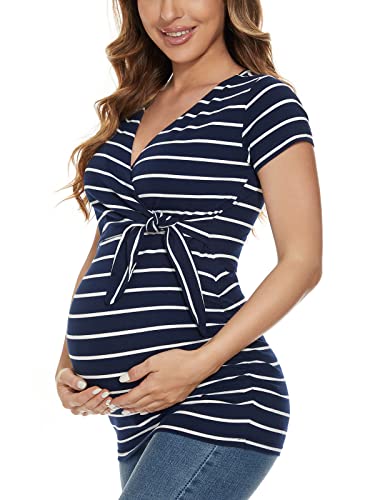 22-navy White Stripe