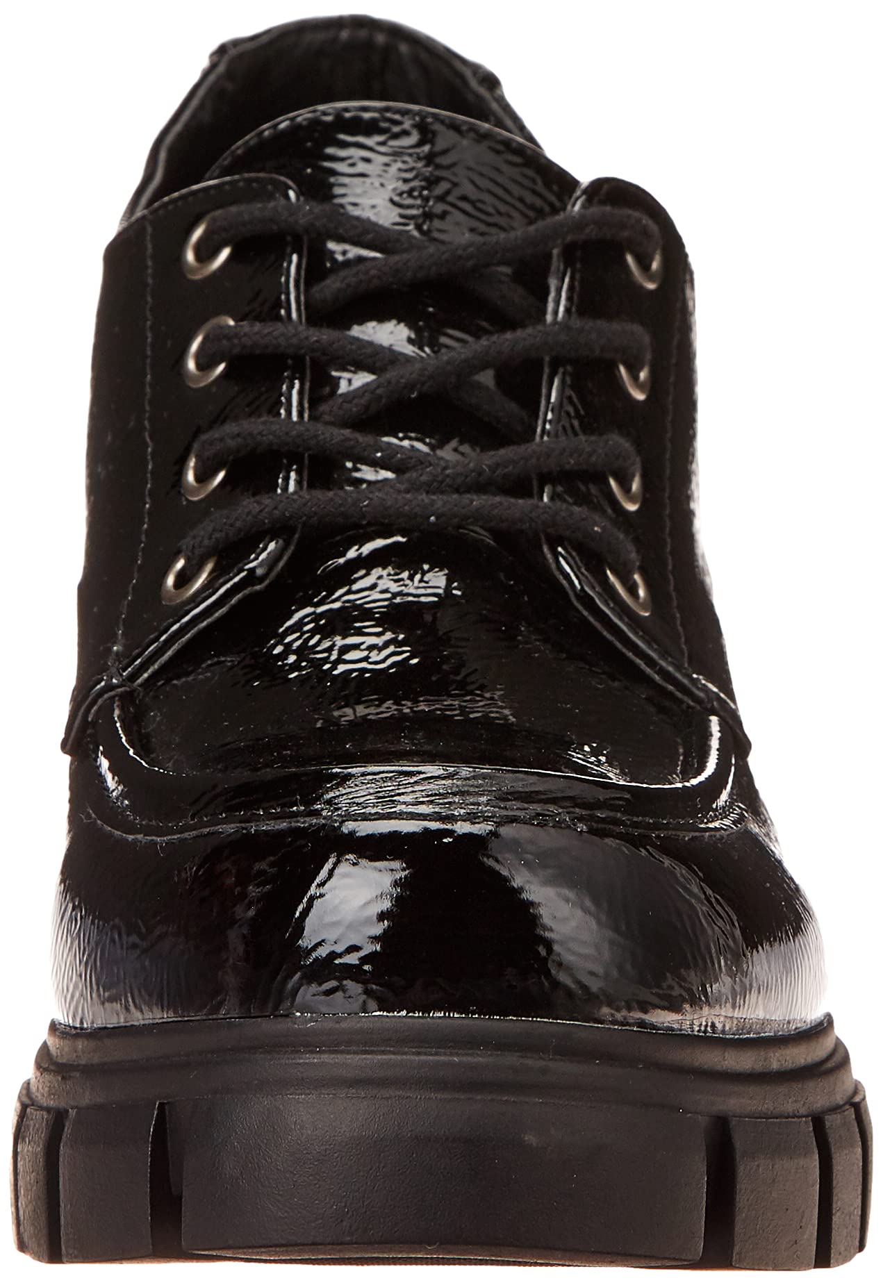 Chinese Laundry Women's NOYZ Oxford Shoes - Black Size 8 | Comfortable Casual Lace-Up Sneakers for Work, Travel & Everyday Wear