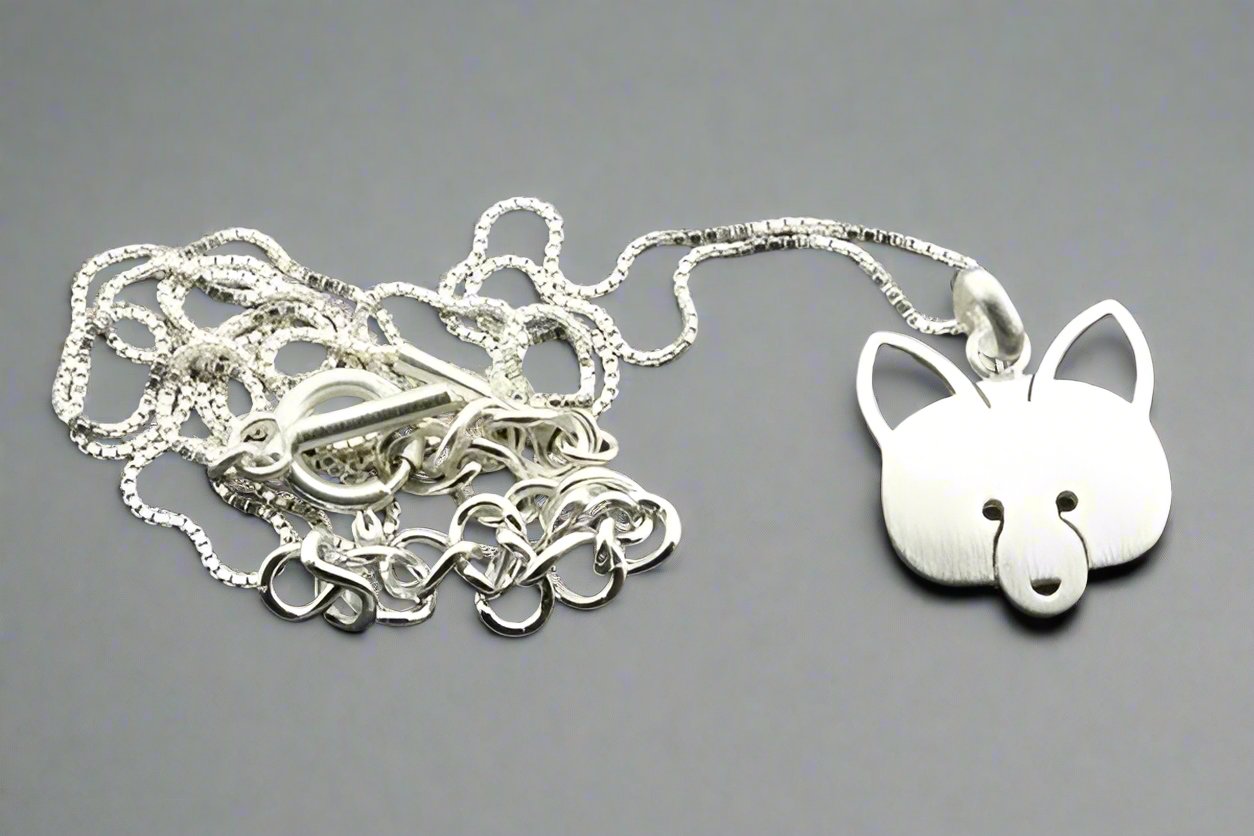 Sterling Silver Fox Pendant Necklace - Elegant Animal Jewelry for Women, Perfect for Gifts, Parties & Everyday Wear