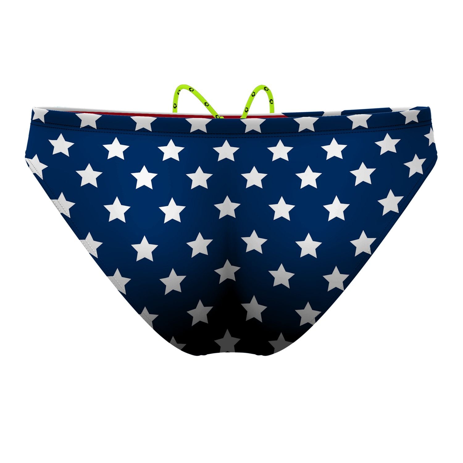 Stars and Stripes Water Polo Briefs - USA Patriotic Swimwear for Men & Women - Perfect for Swimming, Beach Volleyball & Water Sports