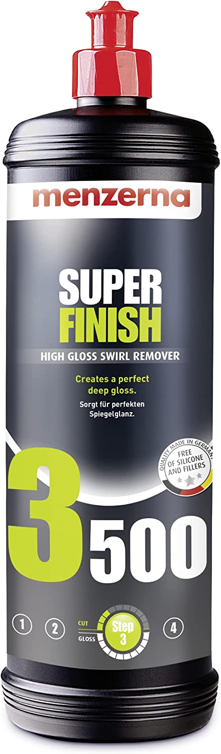 Menzerna Super Finish SF 3500 - Ultra Fine Car Polishing Compound for Scratch Removal & Paint Correction | Perfect for Show Car Detailing & Professional Auto Detailing