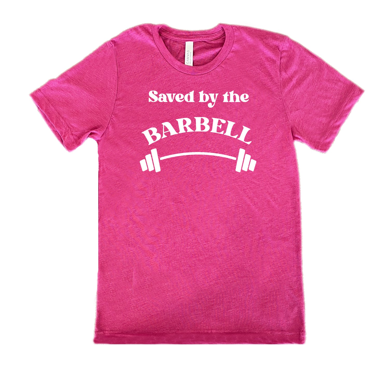 Saved By The Barbell Unisex Gym Shirt - Workout & Fitness Apparel for Men & Women - Perfect for Weightlifting, CrossFit & Gym Training