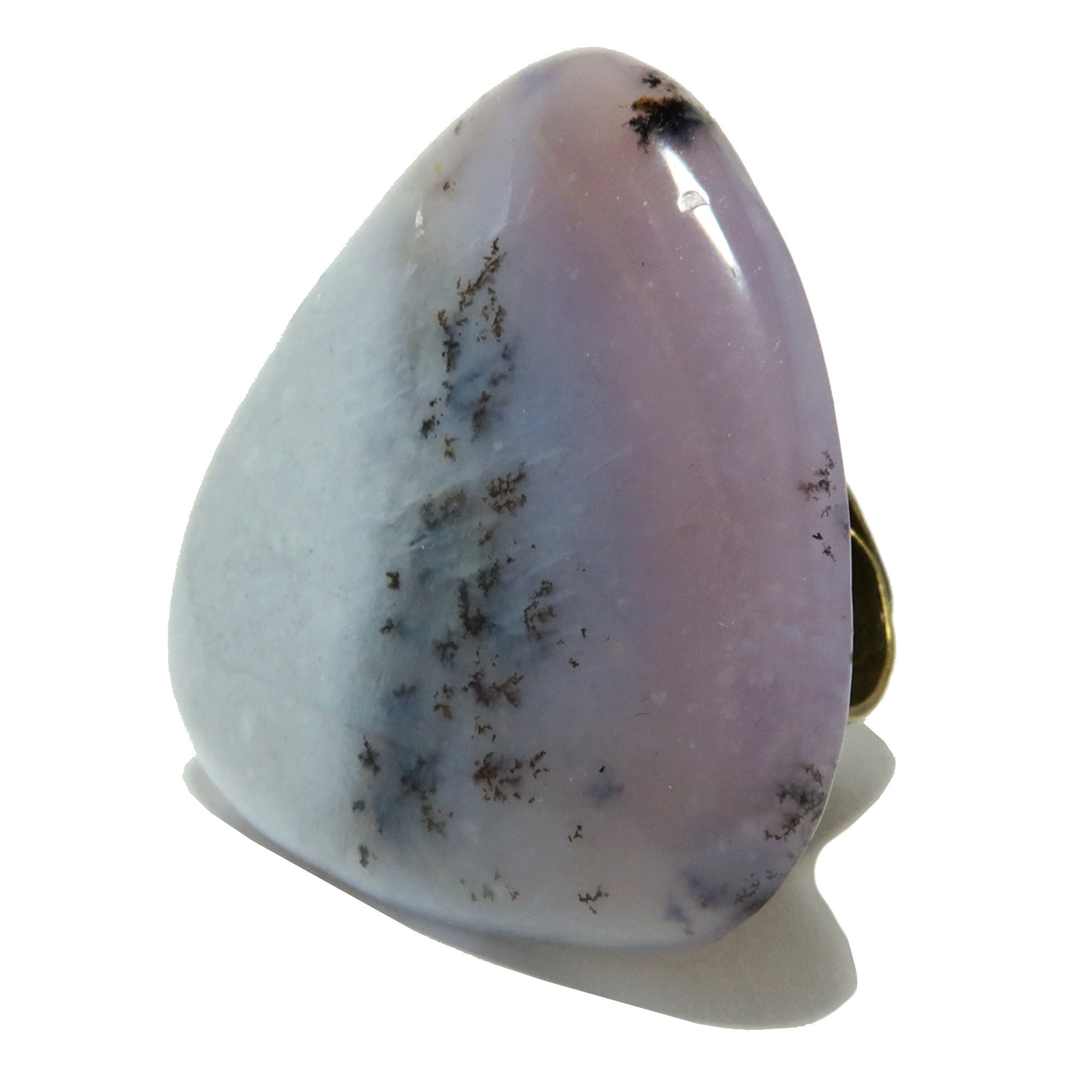 Vintage Dendritic Agate Adjustable Ring in Antiqued Bronze - Boho Jewelry for Women, Nature-Inspired Statement Piece for Everyday Wear & Special Occasions