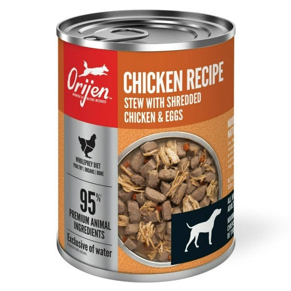 Orijen Grain-Free Chicken Recipe Canned Dog Food - High Protein Wet Food for Adult Dogs - Perfect for Mealtime & Training Rewards