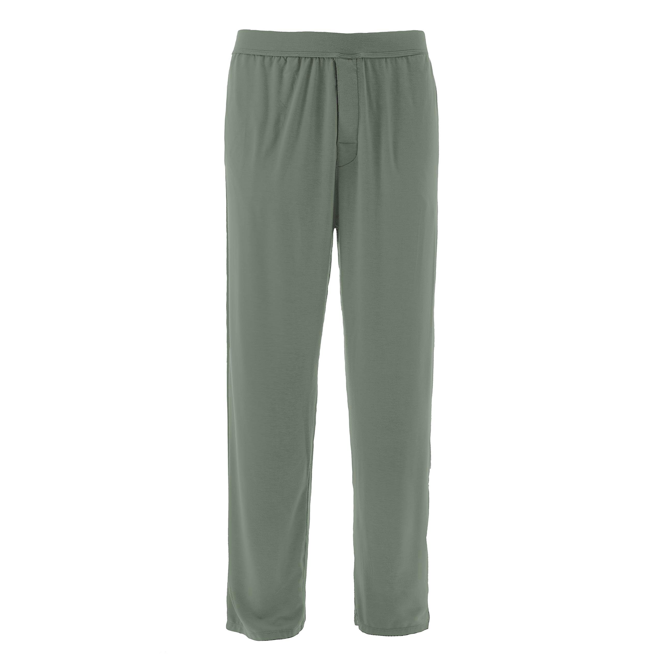 KICKEE Men's Solid Color Pajama Pants - Ultra Soft Sleepwear & Lounge Pants for Men | Perfect for Relaxing at Home, Sleeping, and Lounging Comfortably