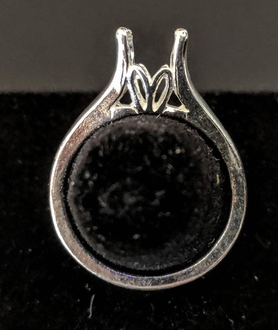 Solid Sterling Silver or 14kt Gold 3.5mm 9mm Round 4-Prong Tulip Pre-Notched Blank Ring Setting - Size 7 (163 270/143 270) - Perfect for Jewelry Making, Engagement Rings & DIY Craft Projects