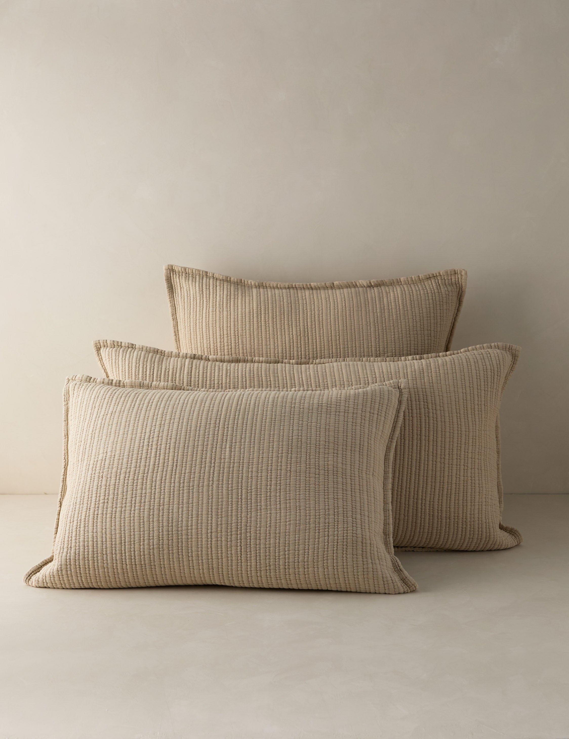 Pom Pom at Home Chatham Cotton Matelasse Euro Sham - Luxury Bedding Pillow Cover for Master Bedroom & Guest Room Decor