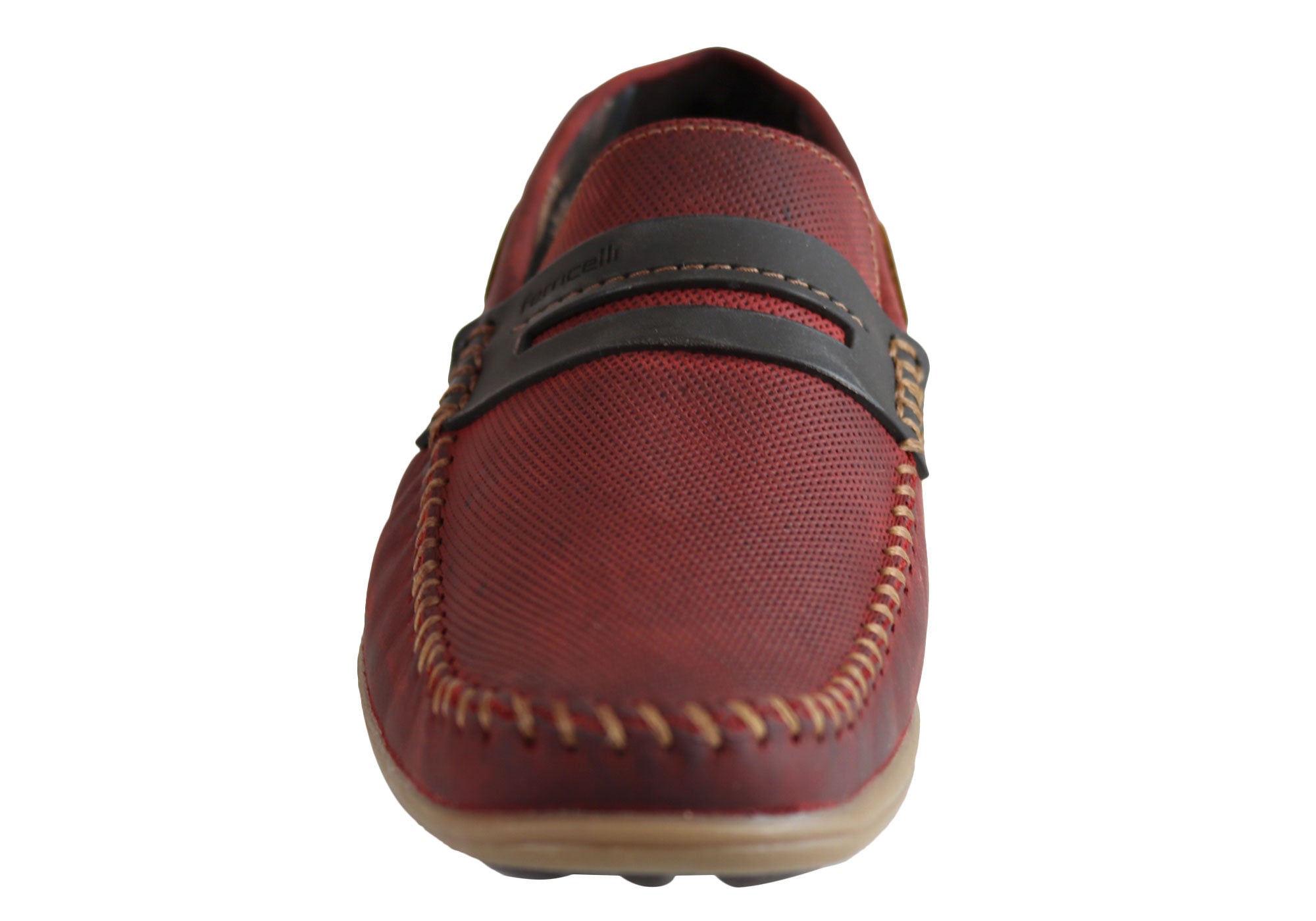 Ferricelli Mitchell Men's Genuine Leather Casual Loafers - Handcrafted in Brazil - Comfortable Slip-On Shoes for Work, Travel & Everyday Wear