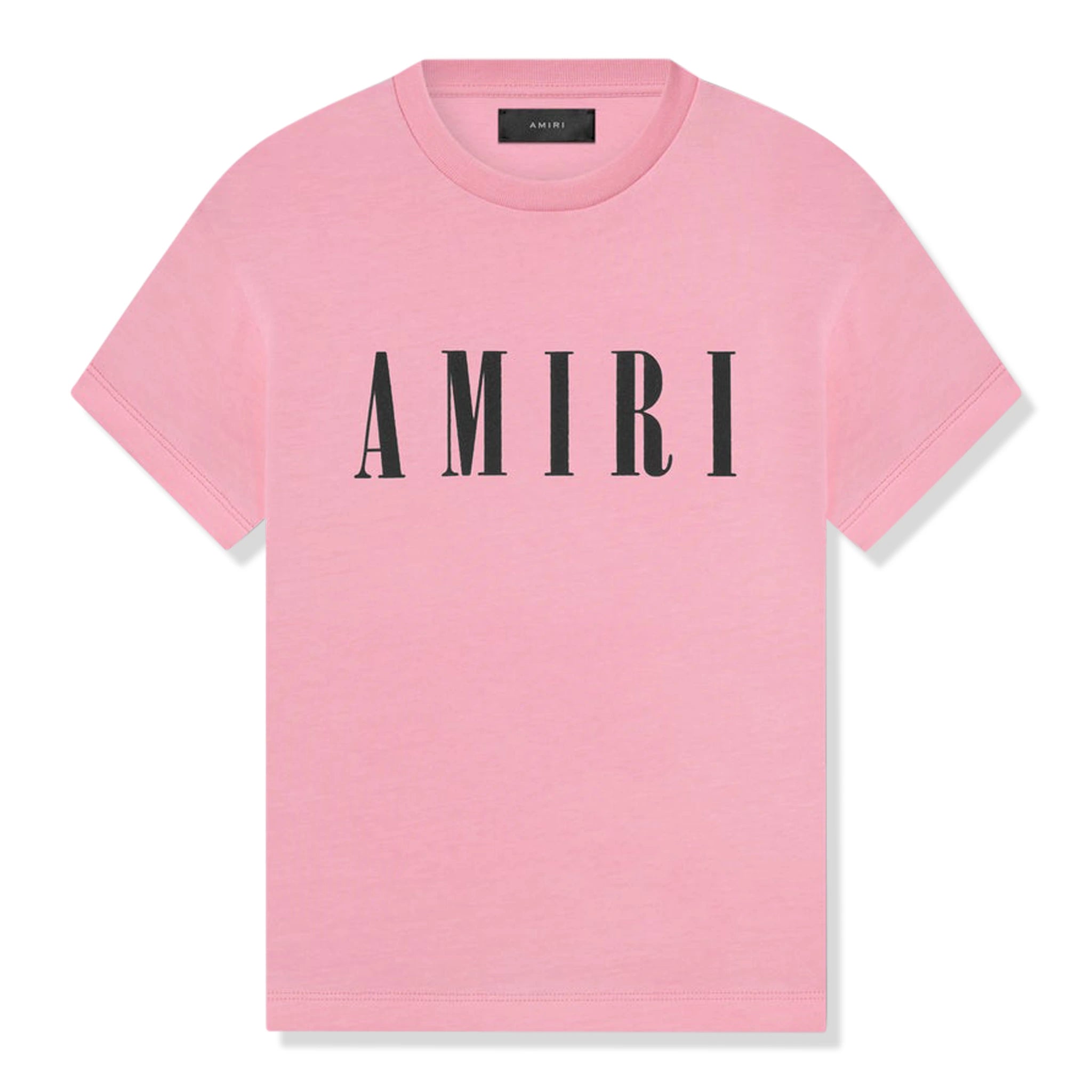 Amiri Kids 'Amiri' Baby Pink Cotton T-Shirt for Boys & Girls - Soft & Comfortable Casual Wear for Everyday Outfits & Family Photos