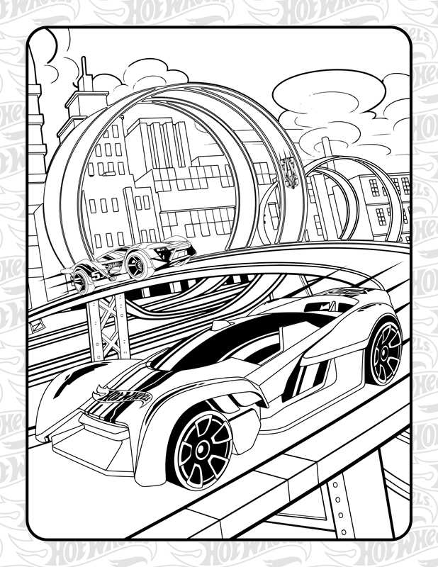 Hot Wheels Giant Coloring Book by Mattel - Fun & Creative Activity for Kids, Perfect for Birthday Gifts & Party Favors