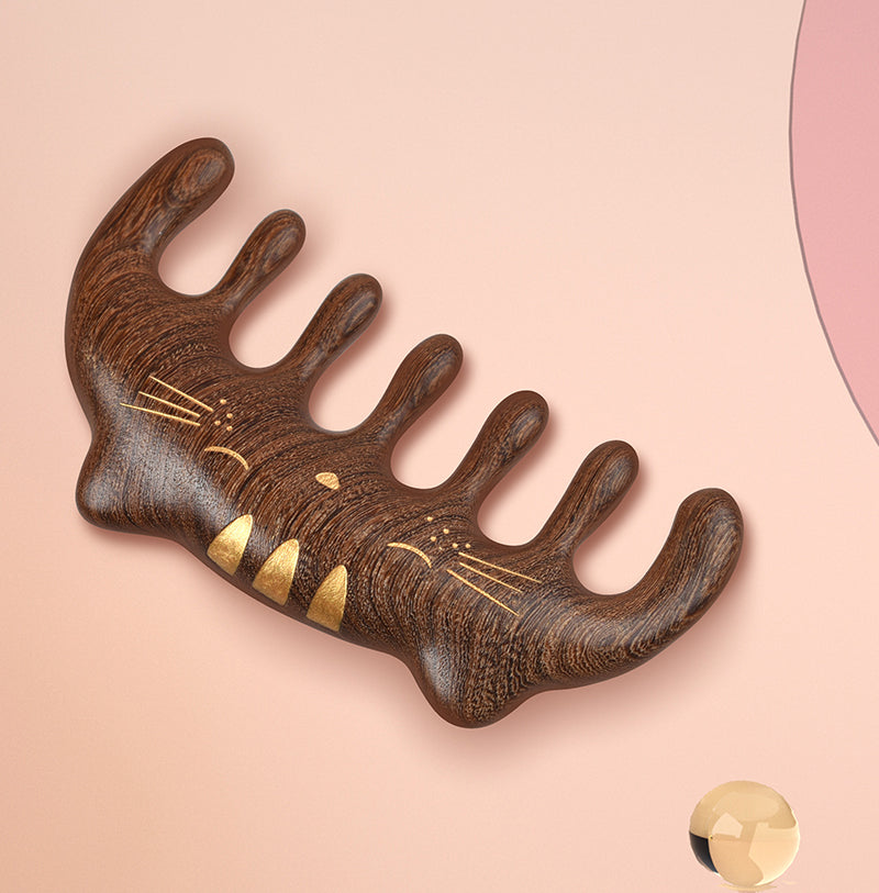 Pet Grooming Brush for Cats - Soft Silicone Scalp Massager for Relaxation & Stress Relief - Perfect for Bonding & Shedding Control