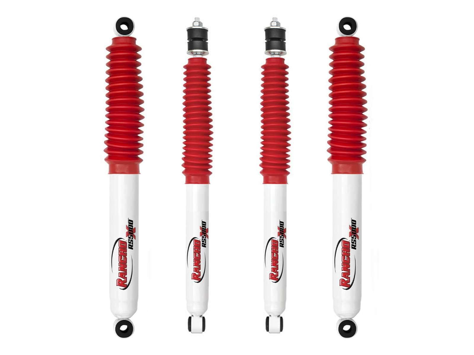 Rancho RS5000X Gas Shocks Set for 1980-1996 Ford F-150 4WD - Heavy Duty Off-Road Suspension Upgrade for Smooth Ride & Better Control