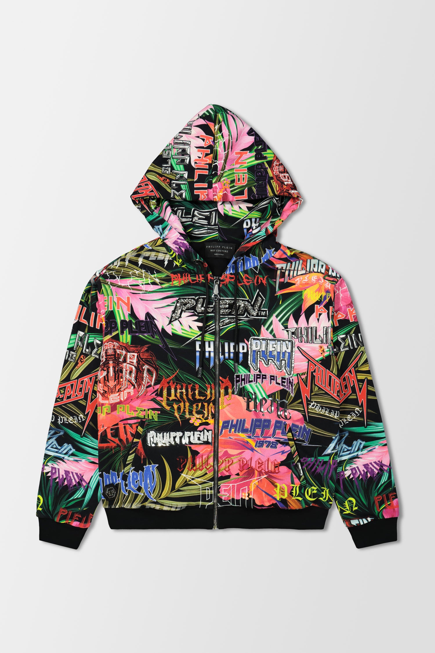 Philipp Plein Black Jungle Rock Hoodie - Stylish Men's Pullover for Streetwear & Casual Outfits | Perfect for Urban Fashion & Everyday Wear