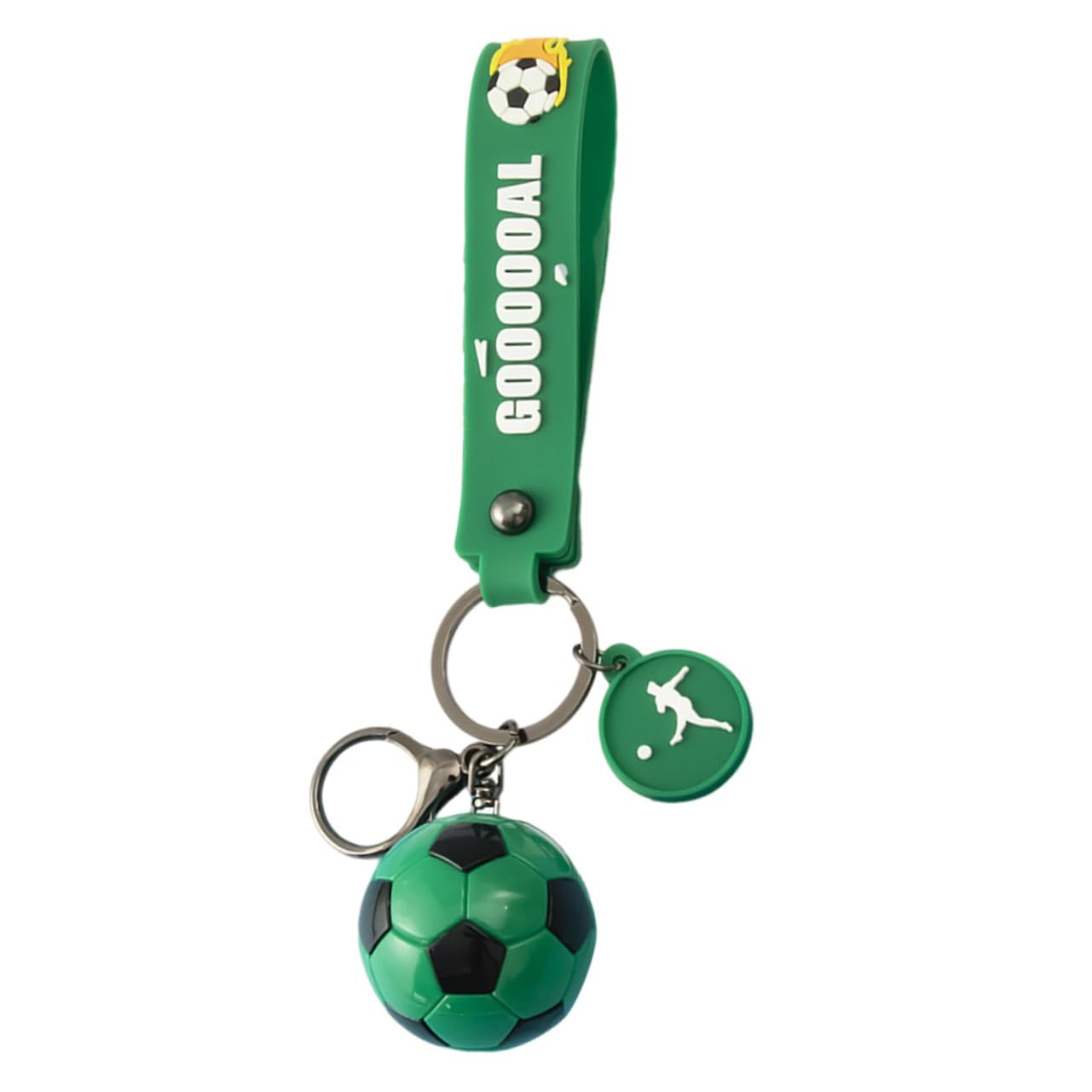 WRITWAA Soccer Ball Keychain - Cute Football Sports Keyring for Teens, Gifts, Bags & Backpacks - Perfect for Soccer Fans, Players & Team Spirit Accessories