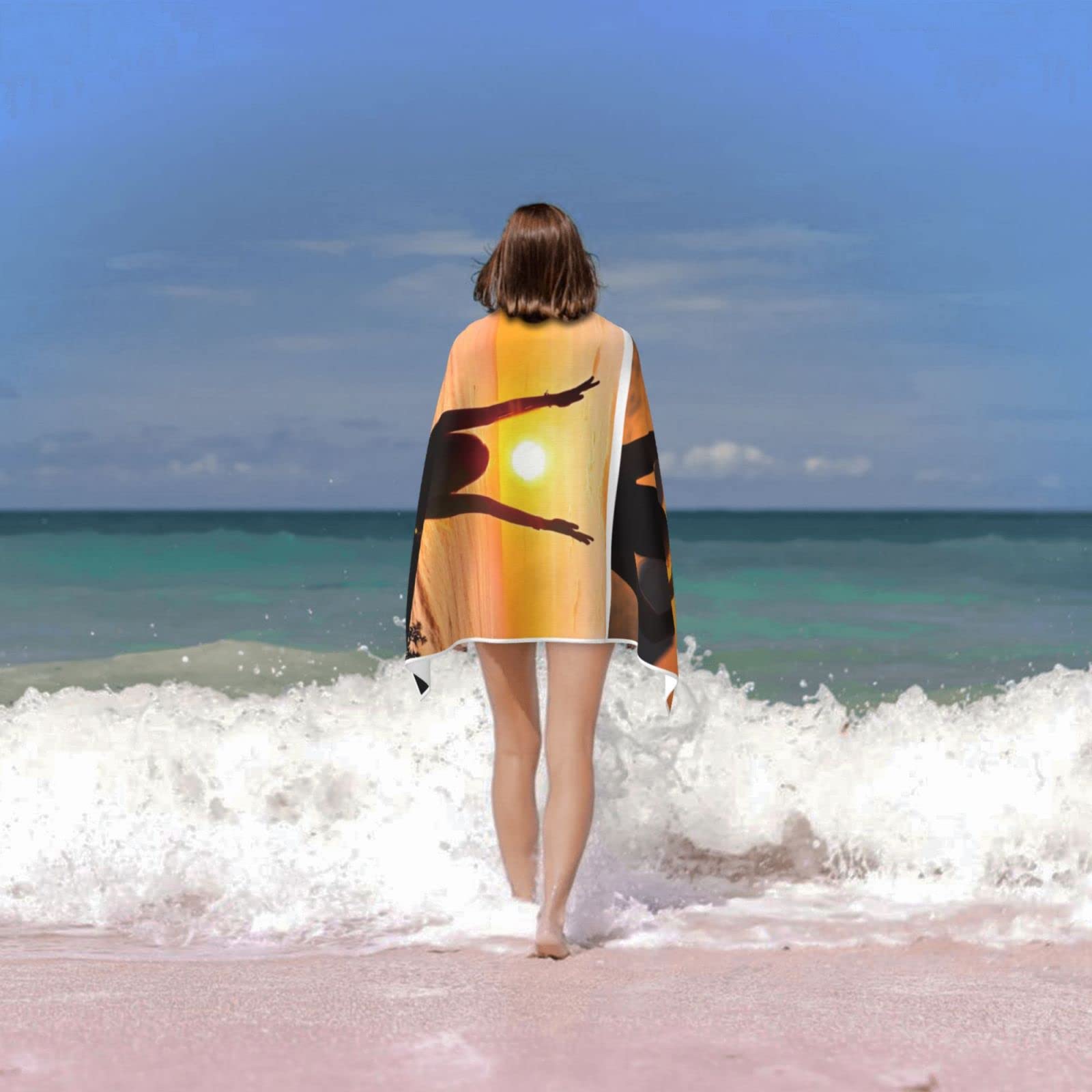 Personalized Custom Photo Beach Towels for Adults - Oversized 32