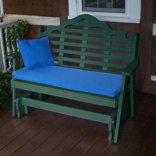 Eco-Friendly Recycled Plastic Poly Marlboro Glider Rocking Chair – Perfect for Patio, Porch, and Outdoor Relaxation