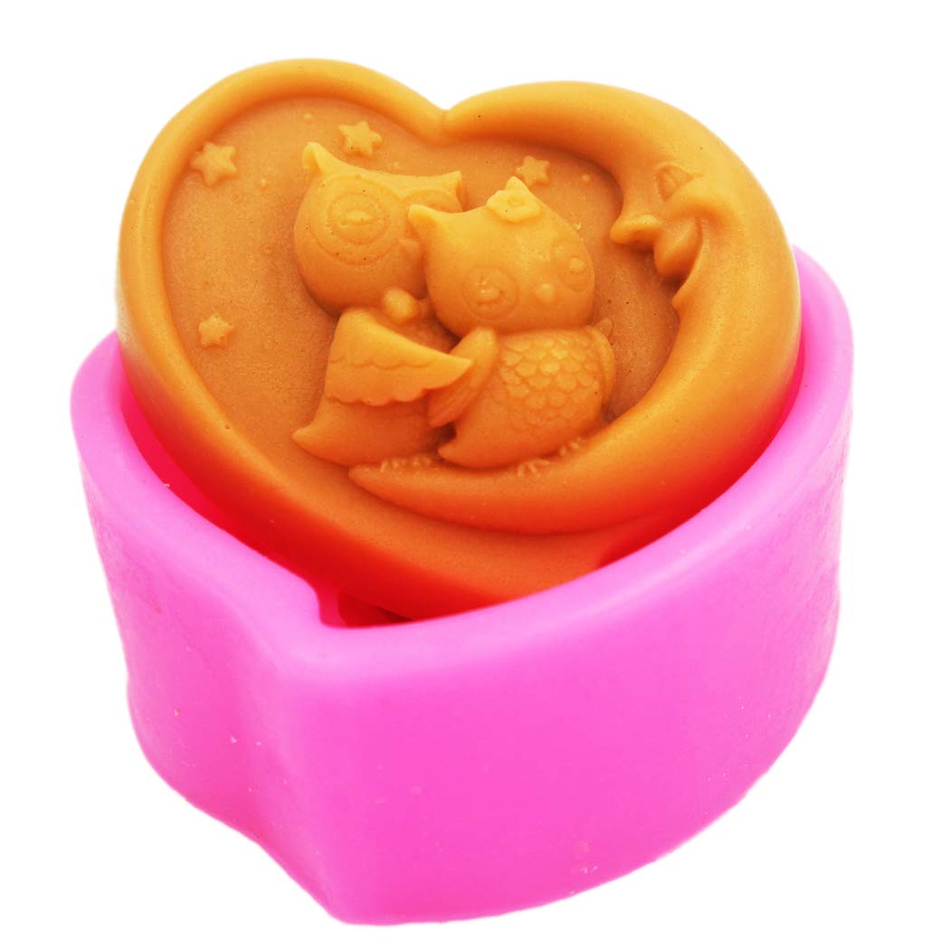 Night Owl S281 Silicone Soap Mold Set - DIY Handmade Soap Making Kit for Crafters - Perfect for Homemade Soaps, Candles, Resin Art & Bath Bombs