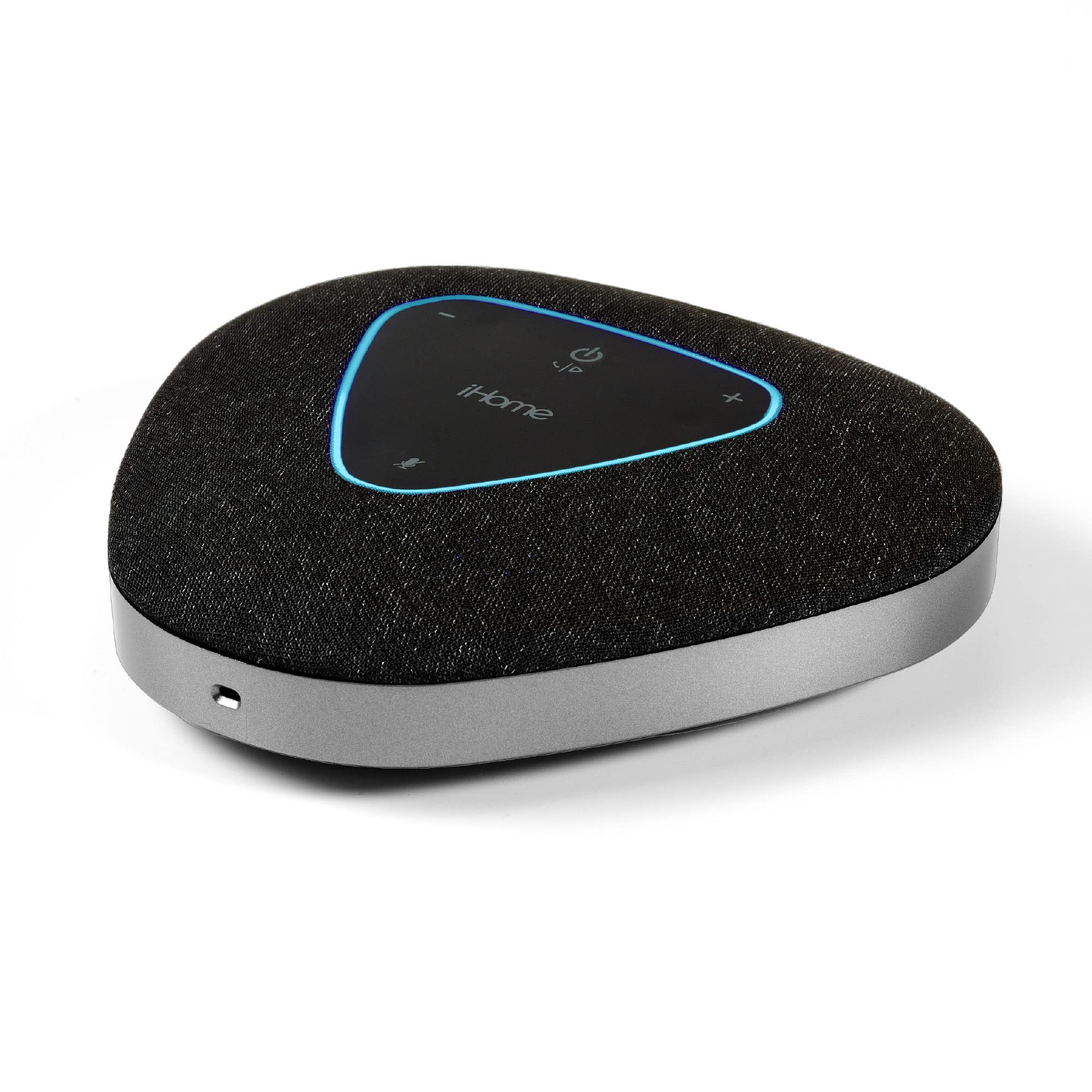 iHome Conference Speaker and Microphone - USB & Bluetooth Speakerphone with 3 Noise Cancelling Mics for Home Office, Compatible with Mac/Windows/iOS/Android - Perfect for Zoom Meetings & Remote Work