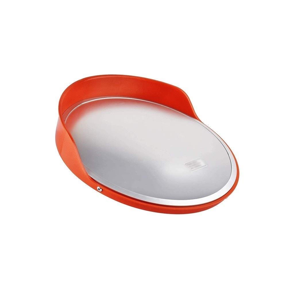 30-100CM Concave Convex Safety Mirror - Durable, Portable, Undistorted Anti-Theft Mirror for Indoor/Outdoor Use (60CM) - Perfect for Driveways, Parking Lots & Warehouse Safety