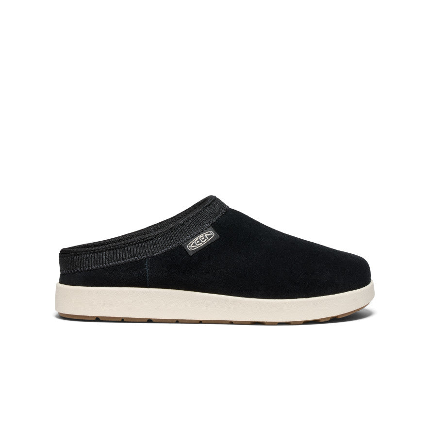 Women's Elle Suede Mule Slip-On Shoes - Black/Birch | Comfortable & Stylish Loafers for Casual Wear, Office & Everyday Outfits