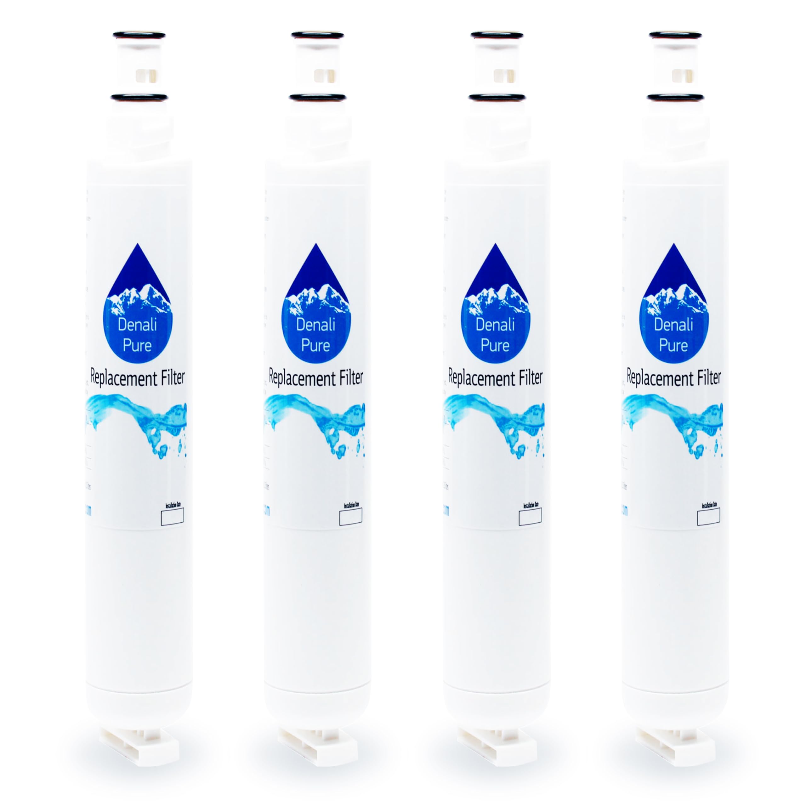 4-Pack Whirlpool GR2SHWXPL02 Refrigerator Water Filter Replacement - Compatible with Whirlpool 4396701 Fridge Water Filter Cartridge | Pure Drinking Water for Home & Office | BPA-Free Filtration System