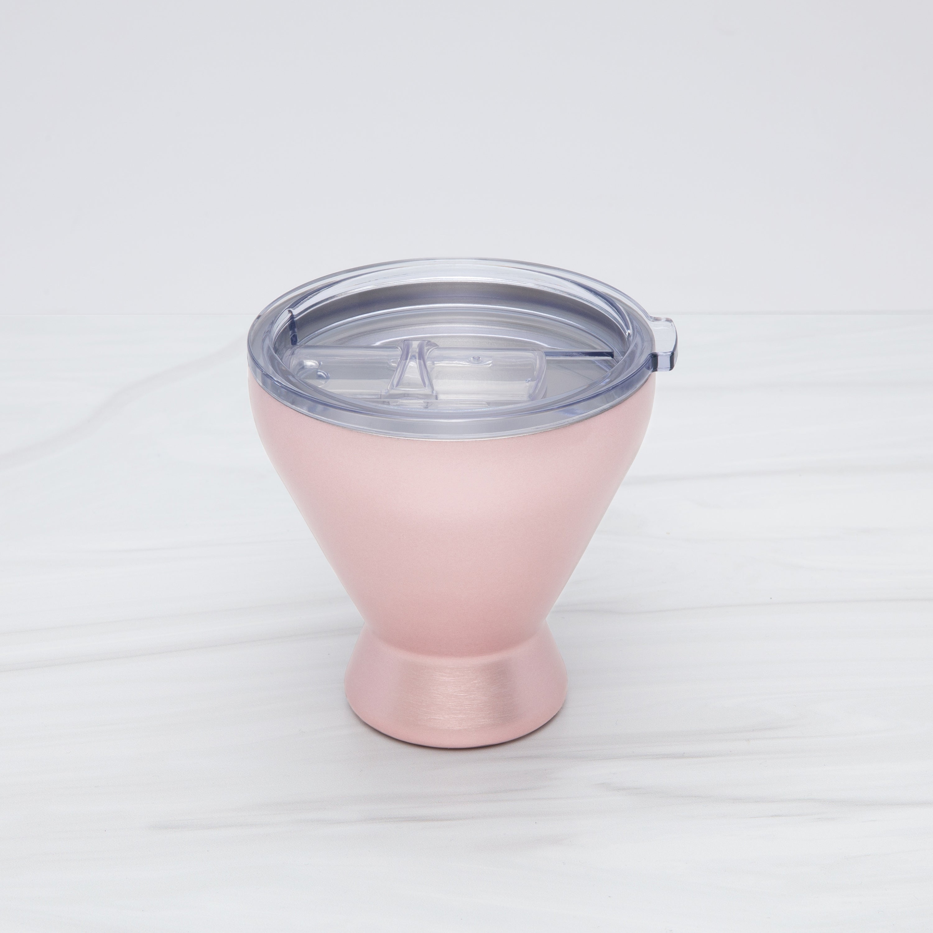 Premium Pink Insulated Cocktail Tumblers Set of 4 - 16oz Stainless Steel Wine Cups with Lids & Straws - Perfect for Pool Parties, Bridal Showers & Summer Drinks