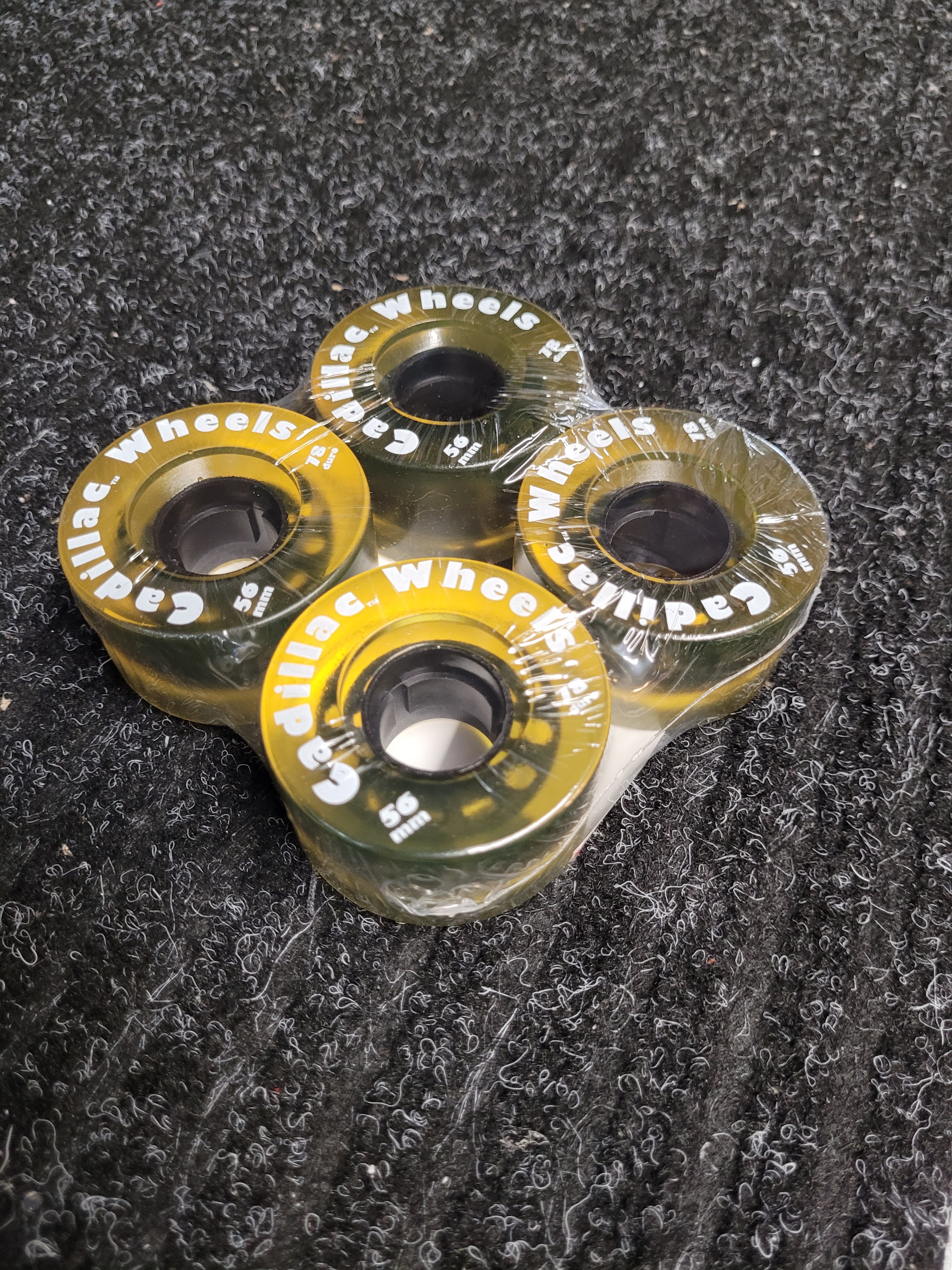 Cadillac 56mm 78a Surf Skate Wheels - Root Beer Color - Perfect for Cruising, Carving & Surf Training on Concrete & Smooth Pavement