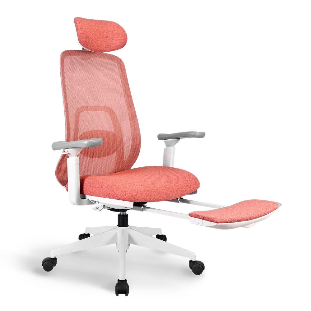 Pluto Ergonomic Office Chair - Adjustable Lumbar Support & Breathable Mesh Back - Perfect for Home Office, Gaming & Workspace