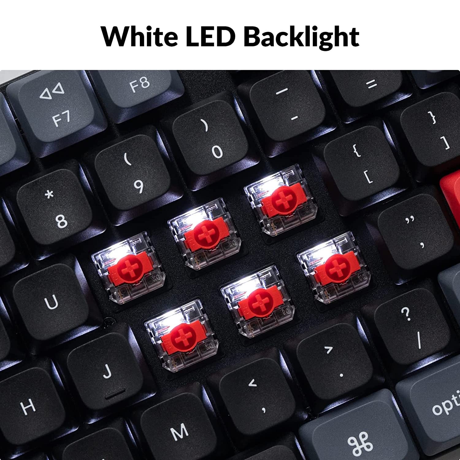 Keychron K3 Pro Ultra-Slim Wireless Mechanical Keyboard - 75% Compact Layout, QMK/VIA Programmable, Low-Profile Gateron Red Switches, PBT Keycaps, White Backlight - Compatible with Mac, Windows, Linux - Perfect for Office, Gaming & Programming