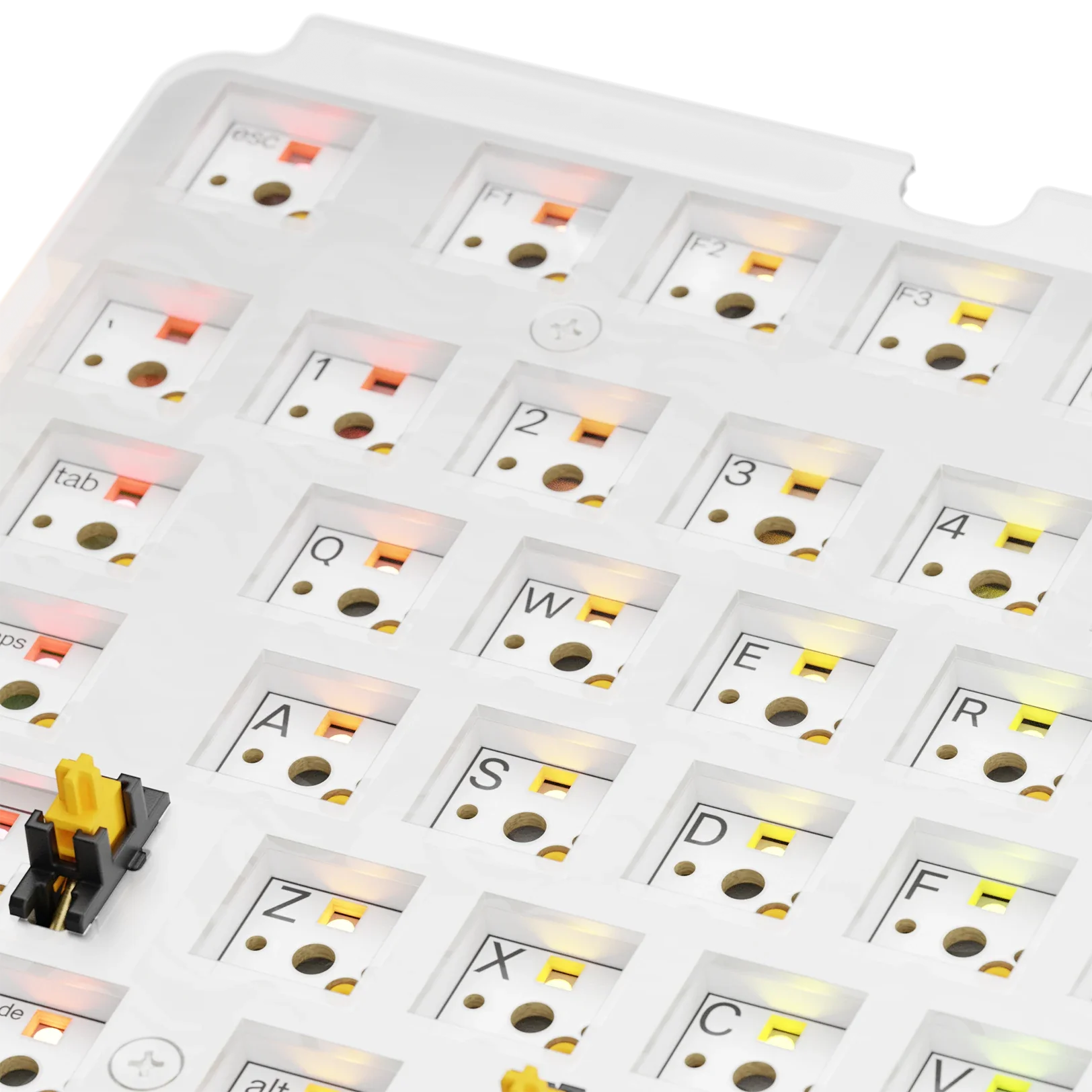 GMMK 3 75% ANSI Polycarbonate Switch Plate - Perfect for Custom Mechanical Keyboard Builds & Gaming Setups