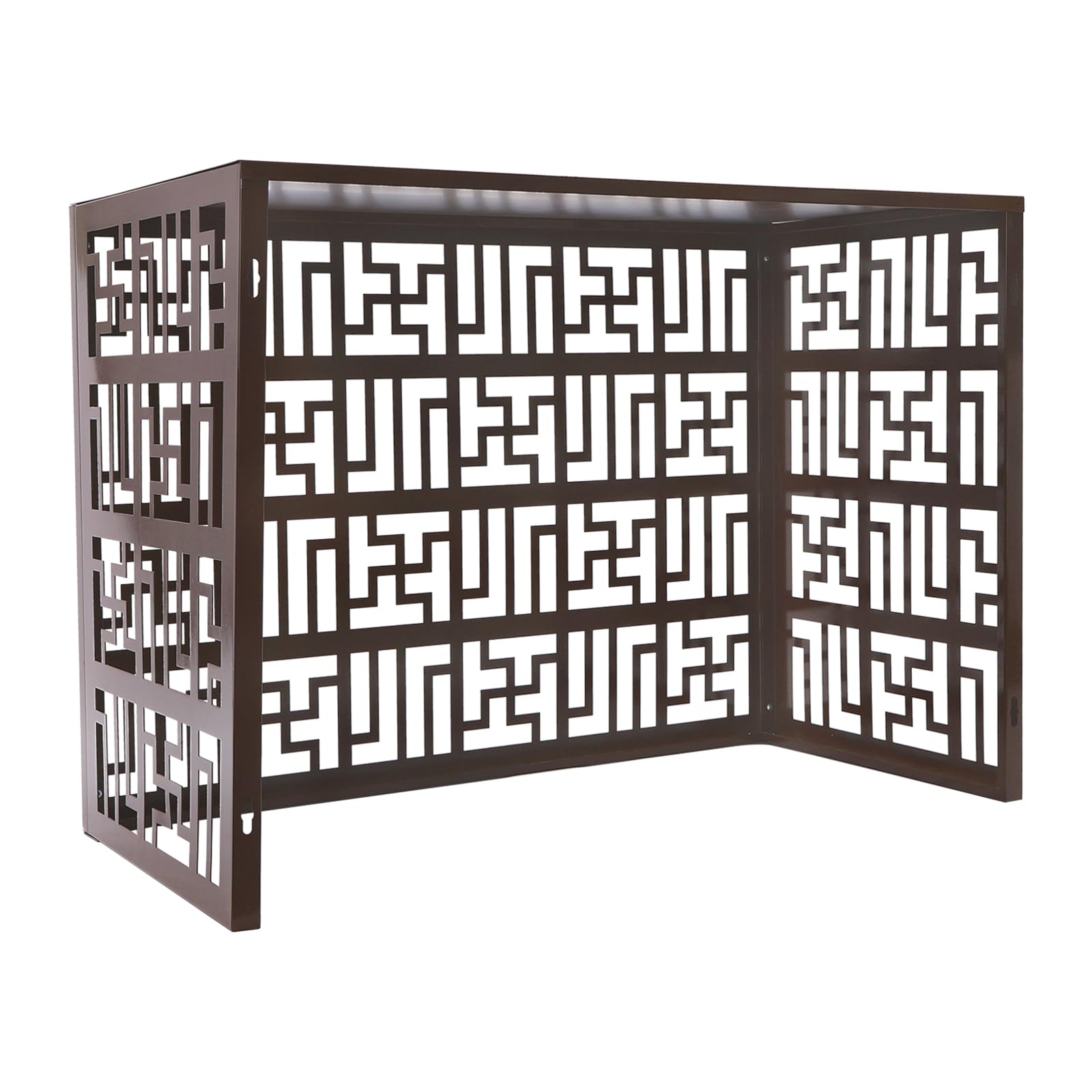 4-Panel Metal AC Fence Privacy Screen - 43.31