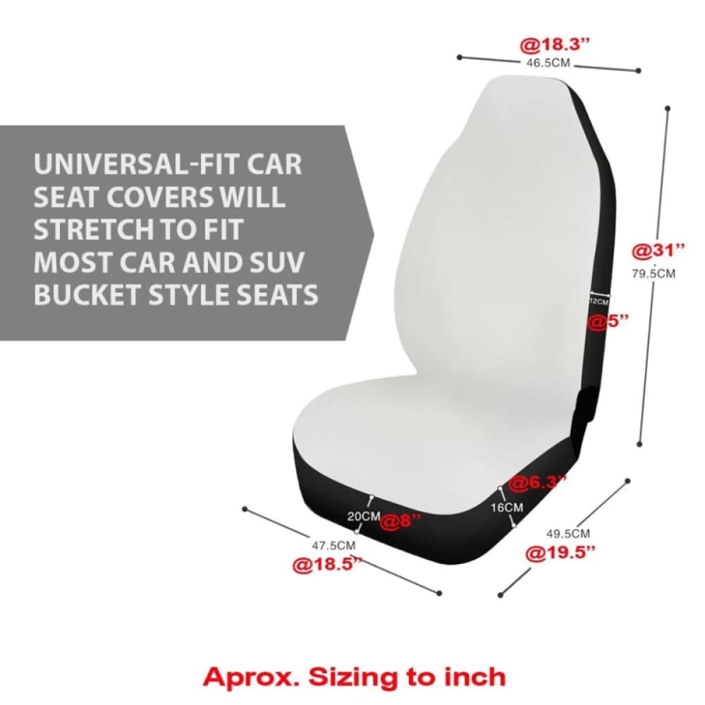 2nd Amendment Supporter Car & SUV Seat Covers - Universal Fit 12-154813 - Protect Your Seats with Patriotic Style for Daily Commute & Road Trips